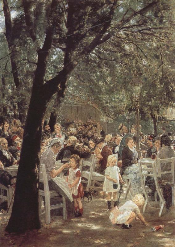 Max Liebermann Munich Beer Garden china oil painting image
